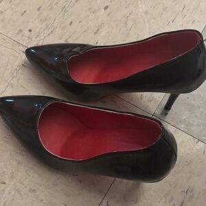Elegant Black and Red Women's Heels